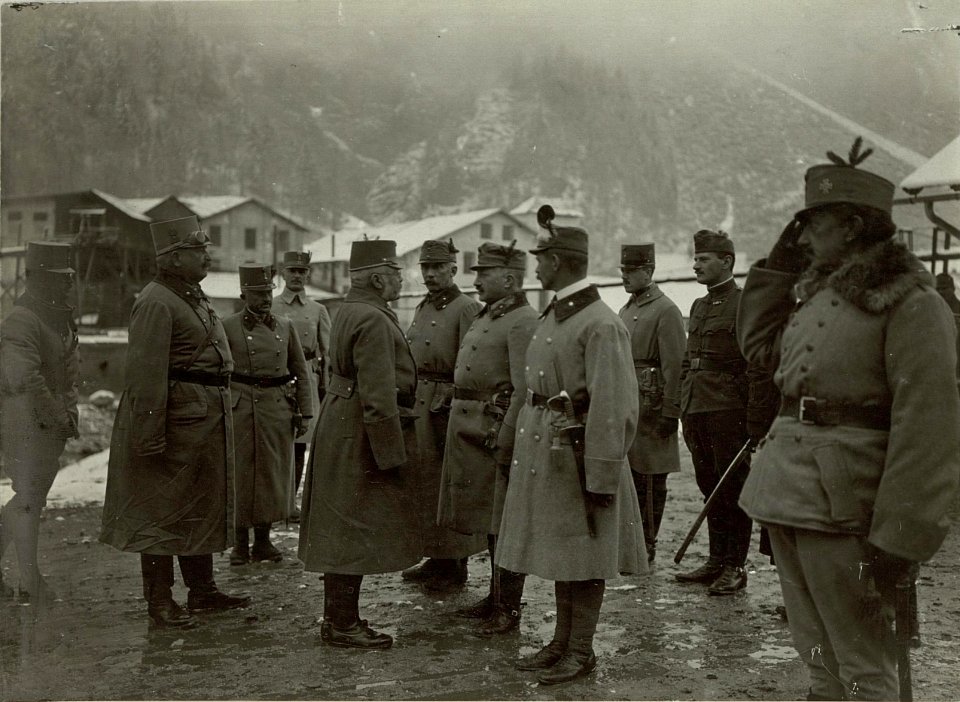Frontreise des Armeeoberkommandanten Erzherzog Friedrich 1915