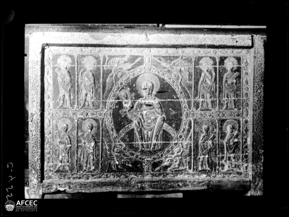 Frontal d'Alòs d'Isil del Museu Municipal de Barcelona (AFCEC MAS C 0455)