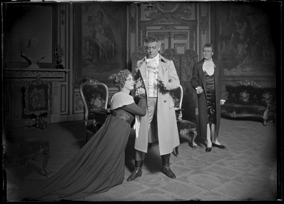 Fru de Lavalette, Dramatiska teatern 1904. Föreställningsbild - SMV - DrT036