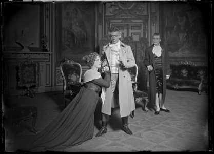 Fru de Lavalette, Dramatiska teatern 1904. Föreställningsbild - SMV - DrT036