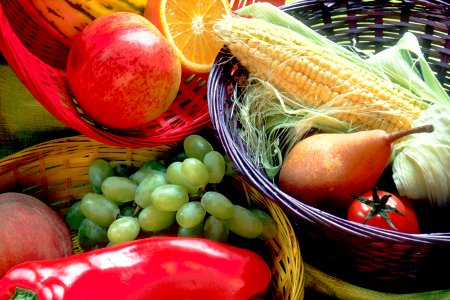 Fruit and vegetables basket