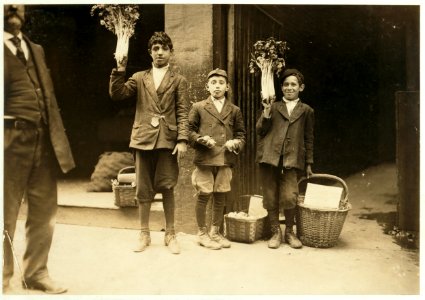 Fruit Peddlers. Boston 1915 Exhibit. LOC nclc.03339