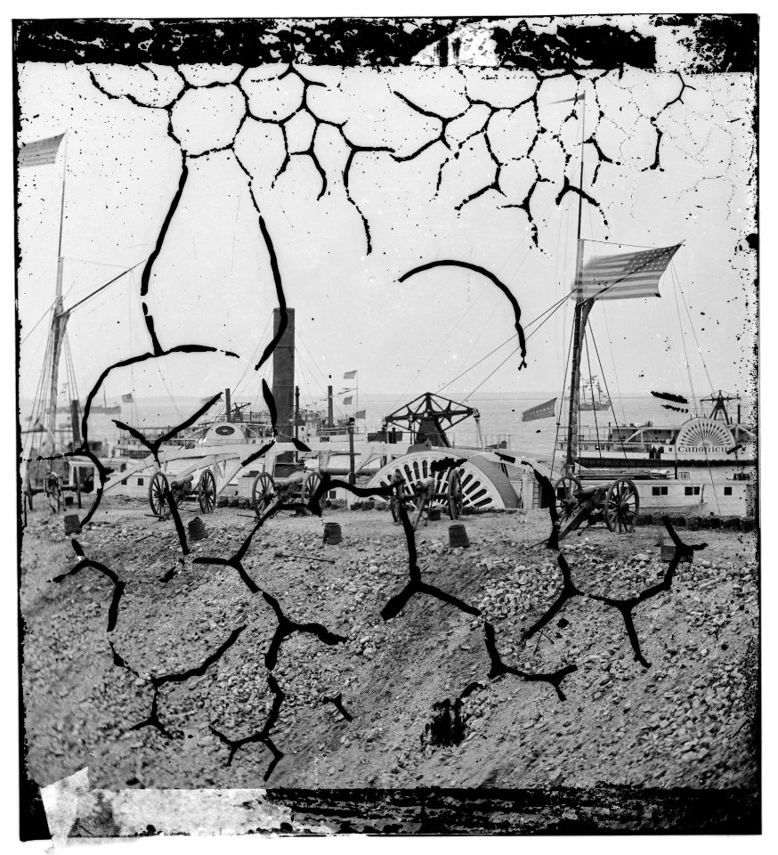 Ft. Sumter view from parapet. LOC cwpb.03630