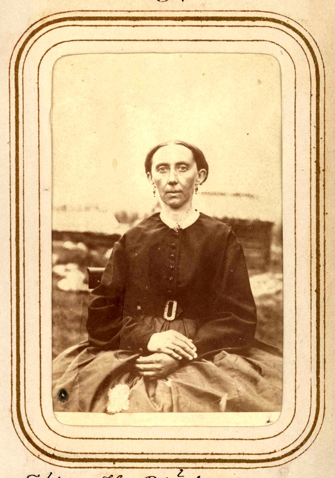 Fröken H. Björkman. Lotten von Düben 1868 - Nordiska Museet - NMA.0033087 1
