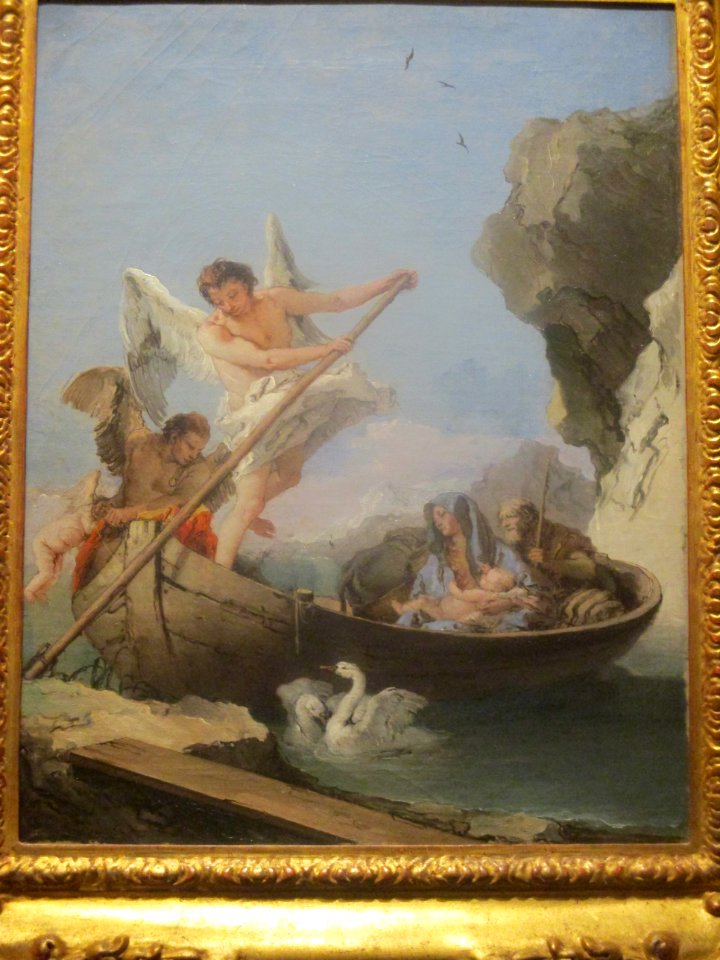 Fuite en Égypte Tiepolo