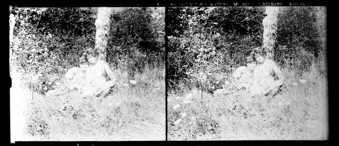 Fublaines. 27-8-18. Bois le Comte E. Gosse et R. B. - Fonds Berthelé - 49Fi1204