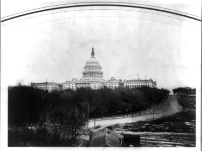 Full view of U.S. Capitol from southwest LCCN2004681872