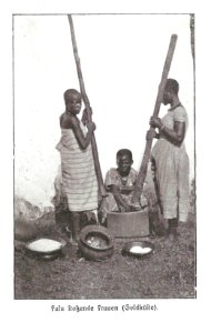 Fufu Stossende Frauen (Goldküste)