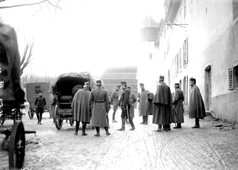 Fuhrwerk mit Kabelrollen - CH-BAR - 3238085