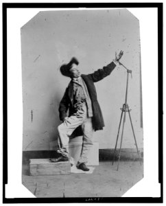 Full-length portrait of a man gesturing LCCN2006689586
