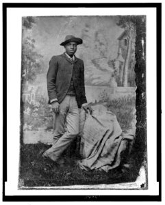 Full-length portrait of African American man, standing LCCN2006688036