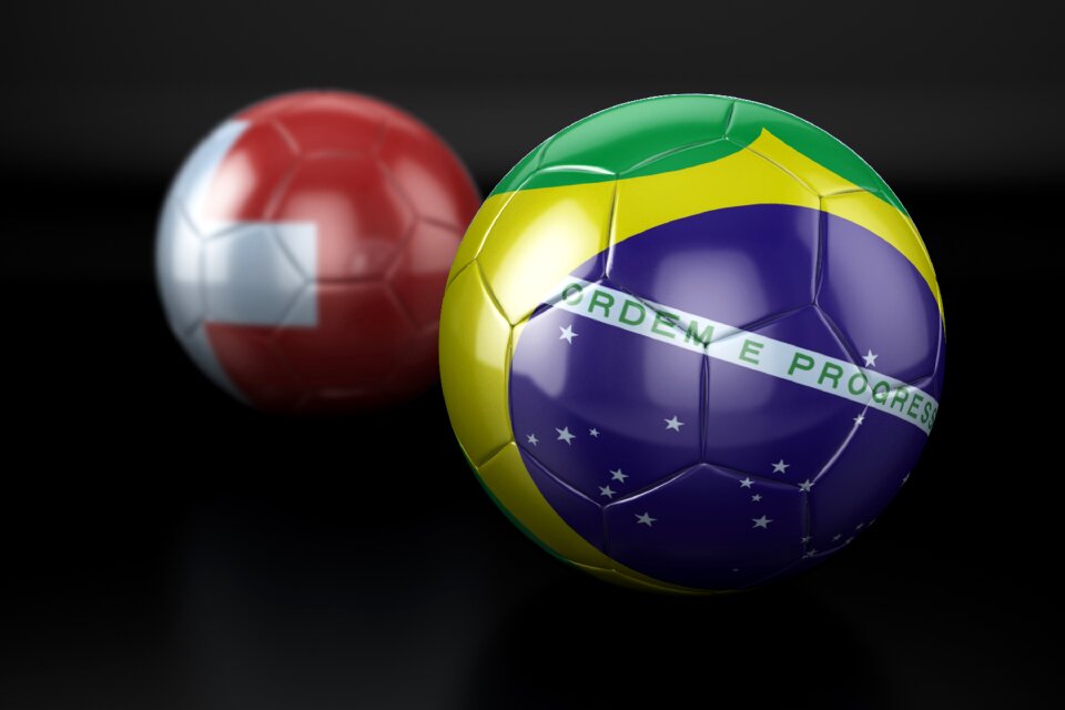 World cup ball flag