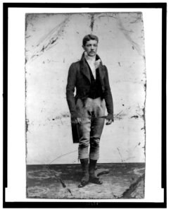 Full-length portrait of man in 19th century period costume LCCN2006689558