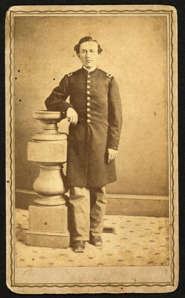 Full-length portrait of an unidentified civil war soldier) - From Ball & Thomas' Photographic Art Gallery, 120 West Fourth Street, near Race, Cincinnati, O LCCN2010647777
