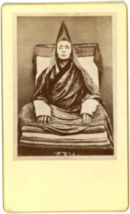 Full-length portrait of the grand lama of the Selenginsk lamasery, seated, facing front LCCN99615629