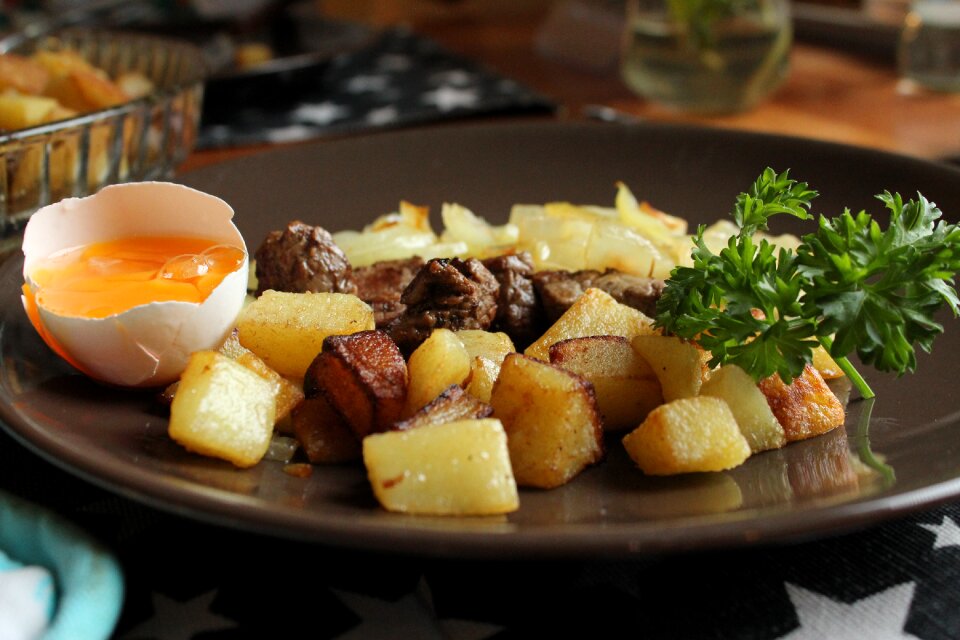 Dinner plate potatoes