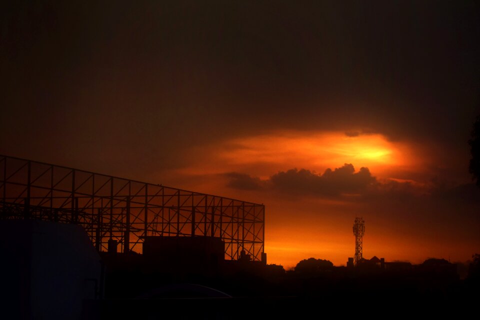 Dusk sky light