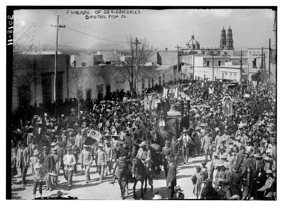 Funeral of Gen. Ganzalez (i.e., Gonzalez) LCCN2014695700
