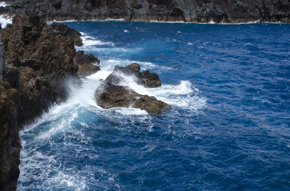 The waves water landscape