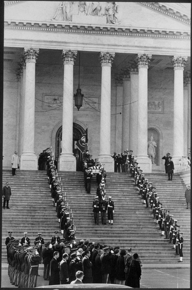 Funeral services for Dwight D. Eisenhower - NARA - 194619