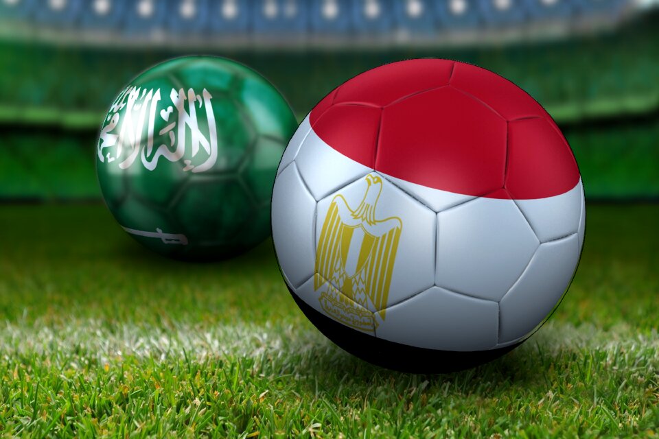 World cup ball flag