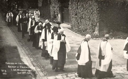 Funeral of Ernest Wilberforce 1907