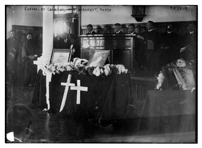 Funeral of Champion, U.S. aeronaut, Tokyo LCCN2014705993
