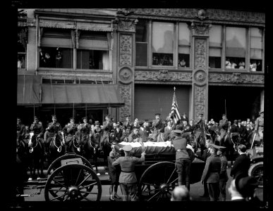 Funeral of Senor Don J. Antonio Lopez Gutierrez, Honduran Minister. Nov. 11, 1922 LCCN2016891793