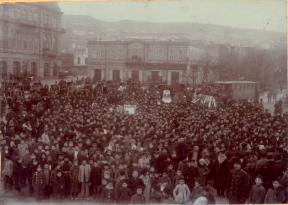 Funeral of Hasan bey Zardabi