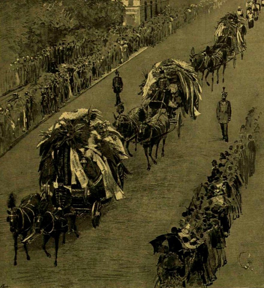 Funeral of Gábor Baross