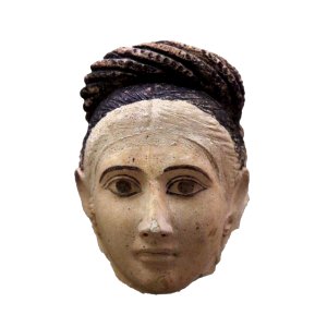 Funerary mask of a woman-MAHG 012455-IMG 1827-white photo