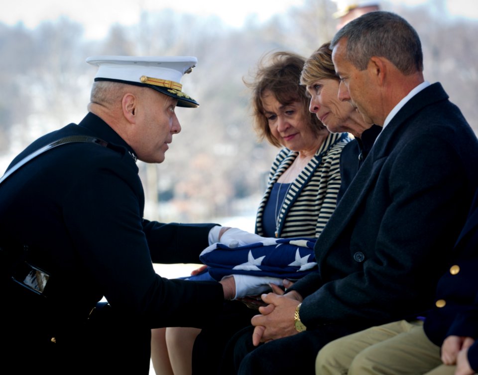 Funeral service for Retired Colonel Charles Waterhouse at Arlington National Cemetary (17020713084)