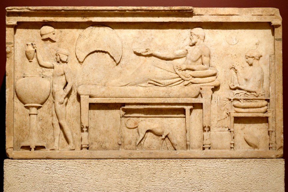 Funerary stele Thasos IAM inv1947T