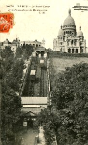 Funiculaire de Montmartre et le Sacré-Coeur photo