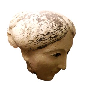 Funerary mask of a young woman-MAHG 012484-IMG 1830-white photo