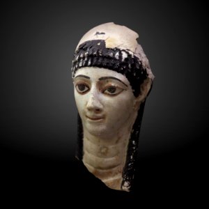 Funerary mask of a woman-MAHG 012485-IMG 1828-gradient photo