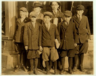 Furchgott's Department Store. Employs large number of youngsters as cash-boys and wrappers. Counted nine apparently under 12. 1 was 9, other 11. Youngest work for $3. a week. LOC nclc.03858