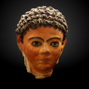 Funerary mask of a young boy-MAHG 012460-IMG 1818-gradient photo