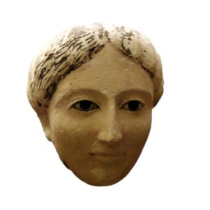 Funerary mask of a young woman-MAHG 012484-IMG 1819-white photo