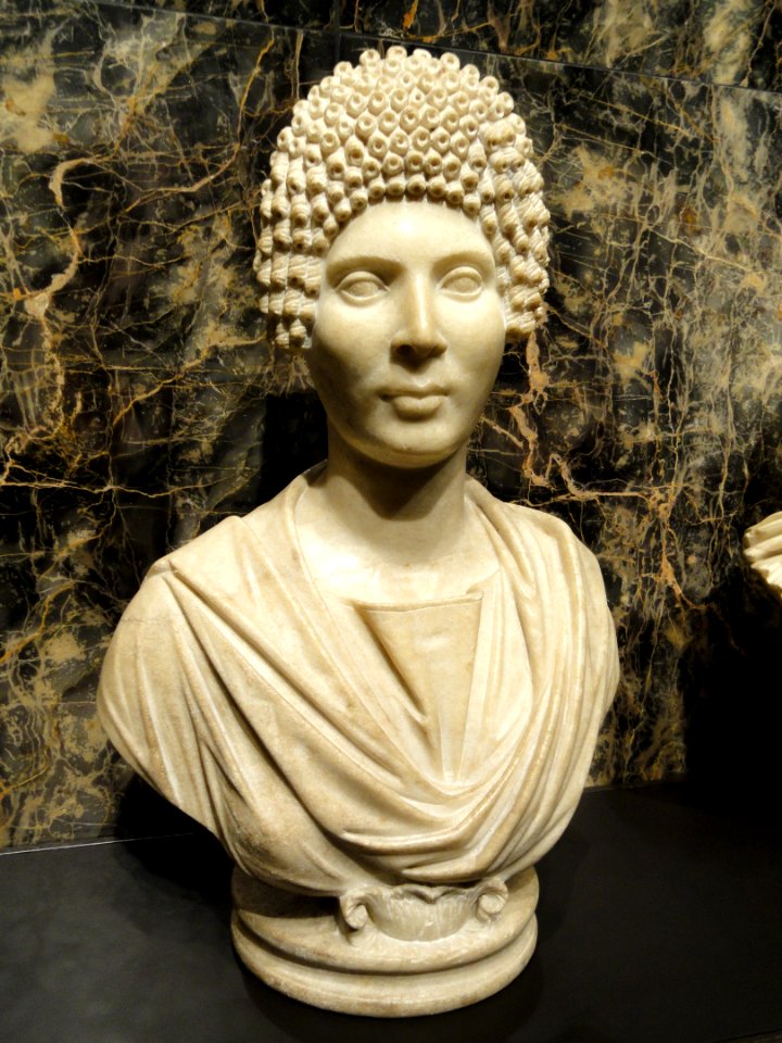 Funerary Portrait of a Woman, said to be from Alexandria Egypt, 120-130 CE - Nelson-Atkins Museum of Art - DSC08257
