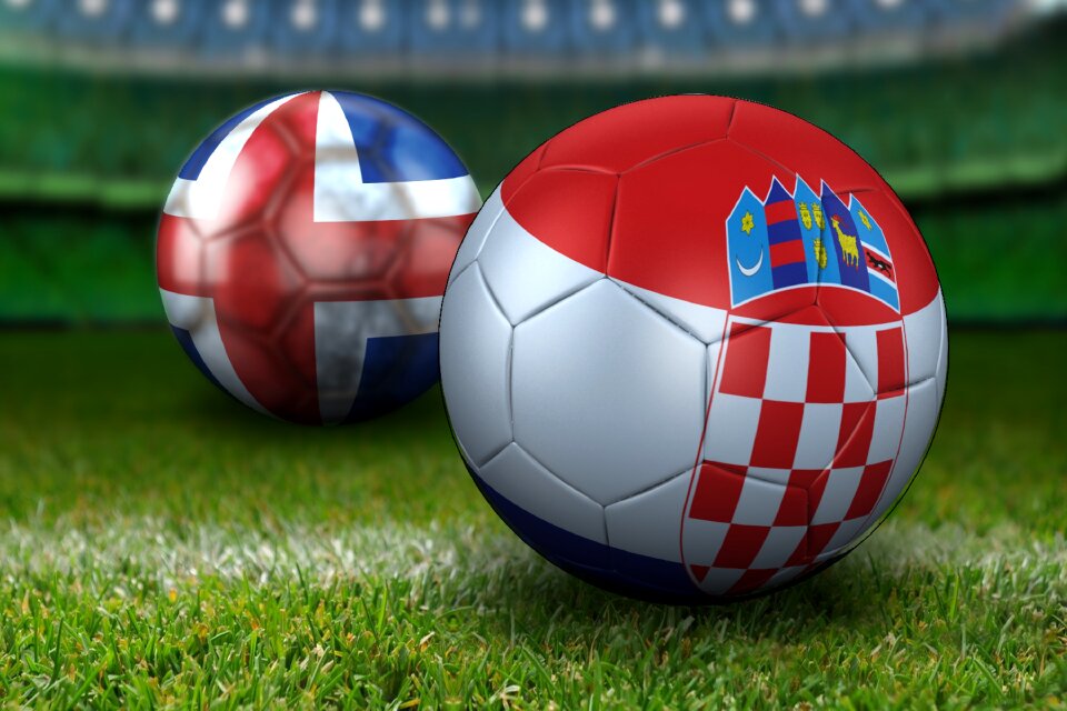World cup ball flag