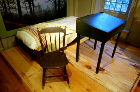 Furniture at Walden Pond owned by Henry David Thoreau - Concord Museum - Concord, MA - DSC05623
