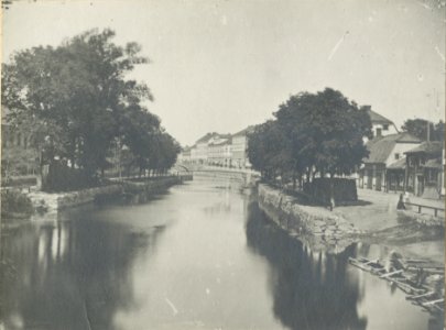Fyrisån och Västgötaspången 1860 Henri Osti