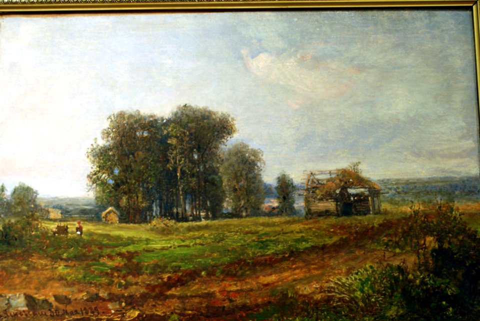 Fyodor Yasnovsky. Summer landscape with road