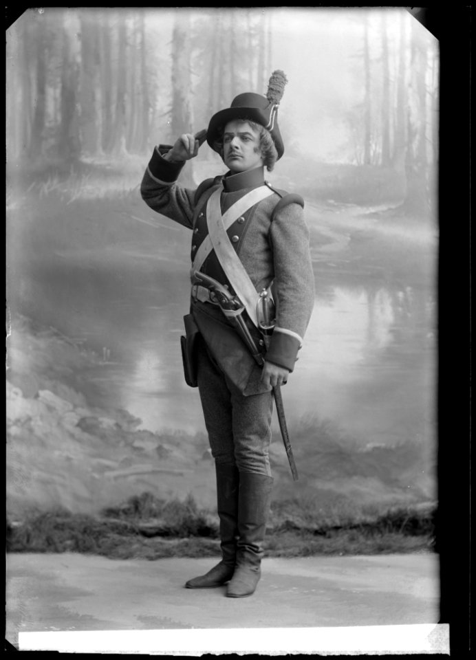 Fänrik Ståls sägner, Östermalmsteatern 1907. Rollporträtt - SMV - ÖT037
