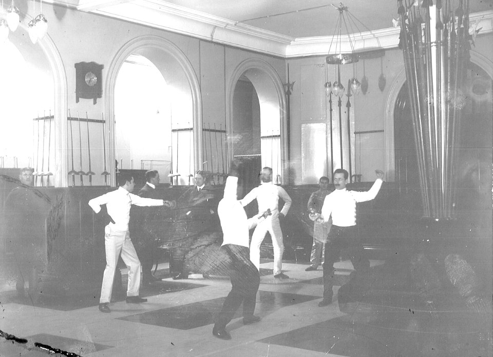 Fäktning ca 1900 gih0156