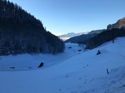 Cold wintry snowy