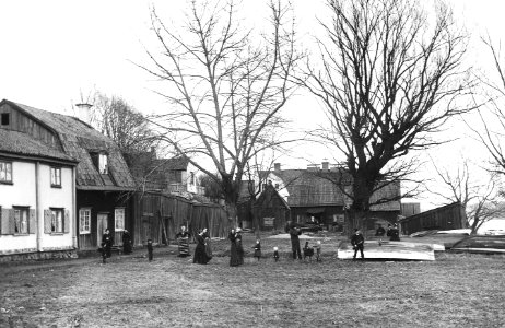 Färgargården vid Hammarby sjö, 1900