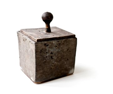 Fyrkantig ask med lock - Skoklosters slott - 93638
