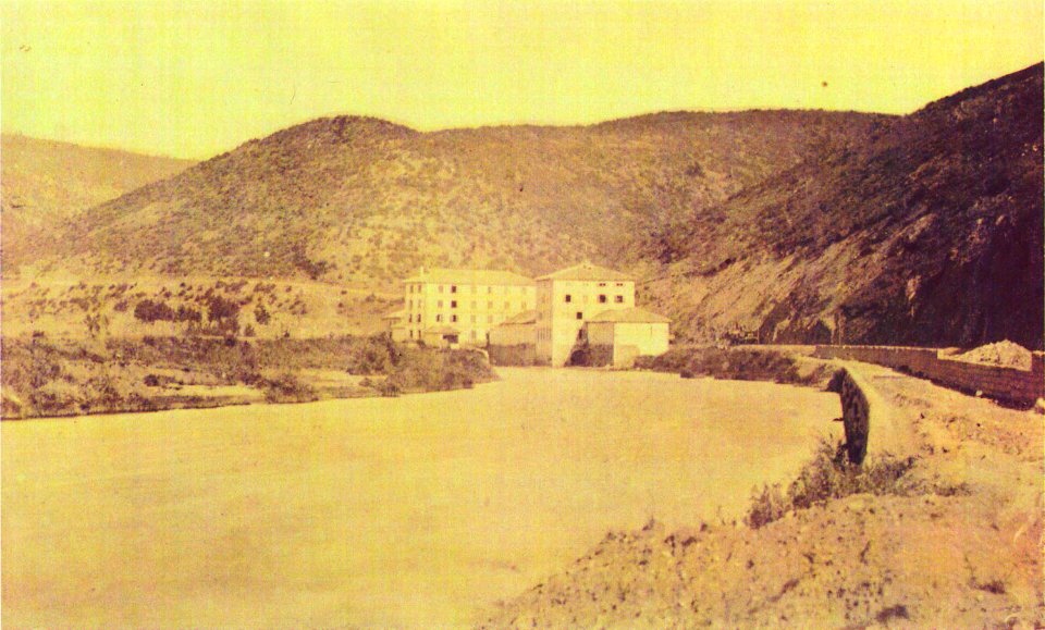Fábrica de harinas en Alar del Rey entre 1855 y 1857 - William Atkinson